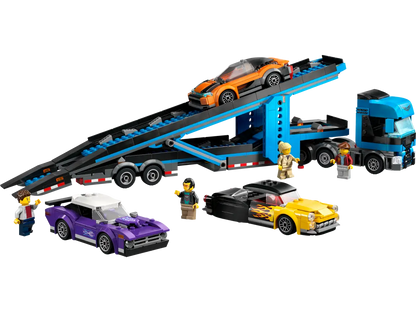 LEGO® City Car Transporter Truck with Sports Cars (60408)