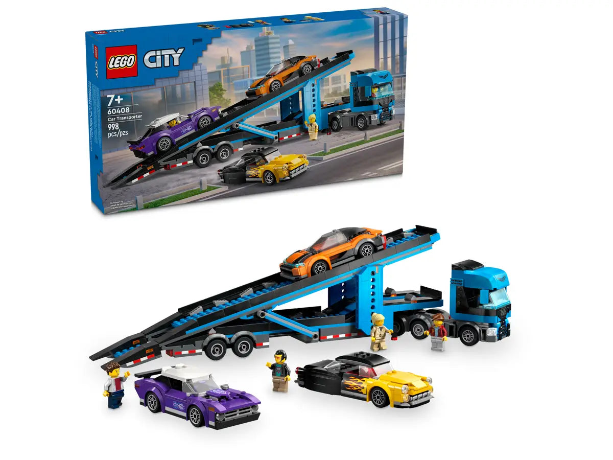 LEGO® City Car Transporter Truck with Sports Cars (60408)