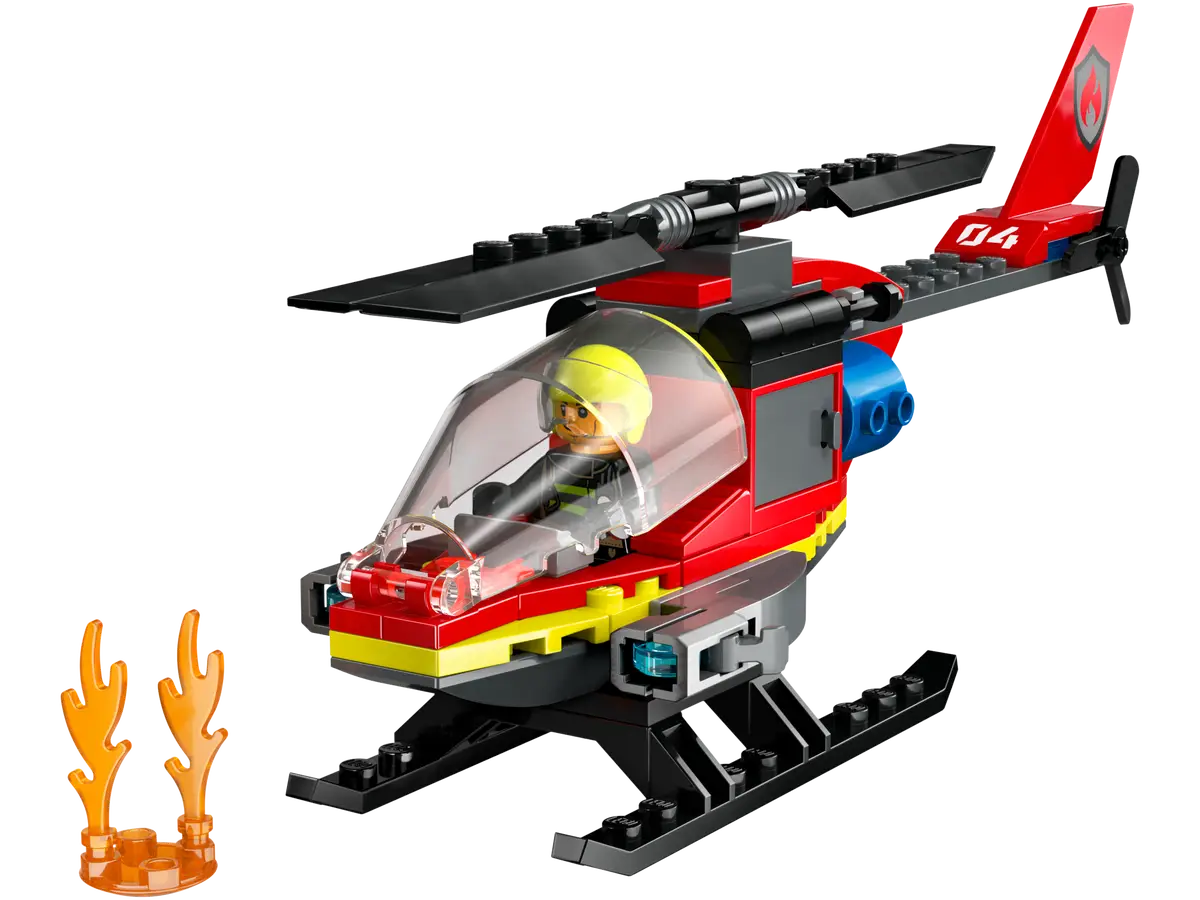 LEGO® City Fire Rescue Helicopter (60411)