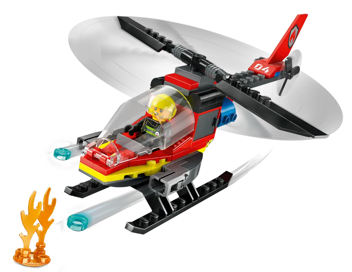 LEGO® City Fire Rescue Helicopter (60411)