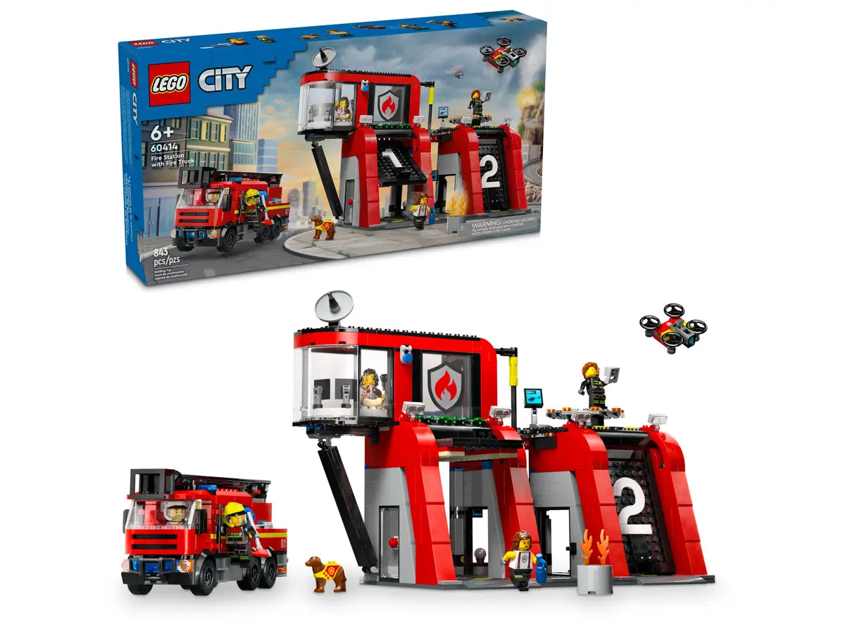 LEGO® City Fire Station with Fire Truck (60414)