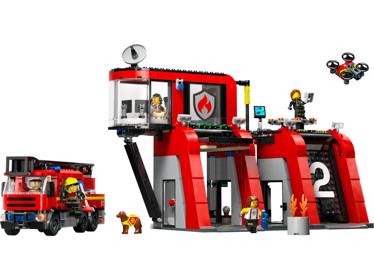 LEGO® City Fire Station with Fire Truck (60414)