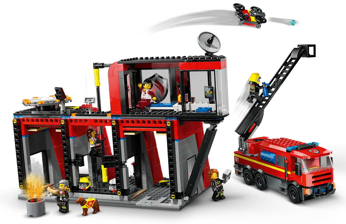 LEGO® City Fire Station with Fire Truck (60414)