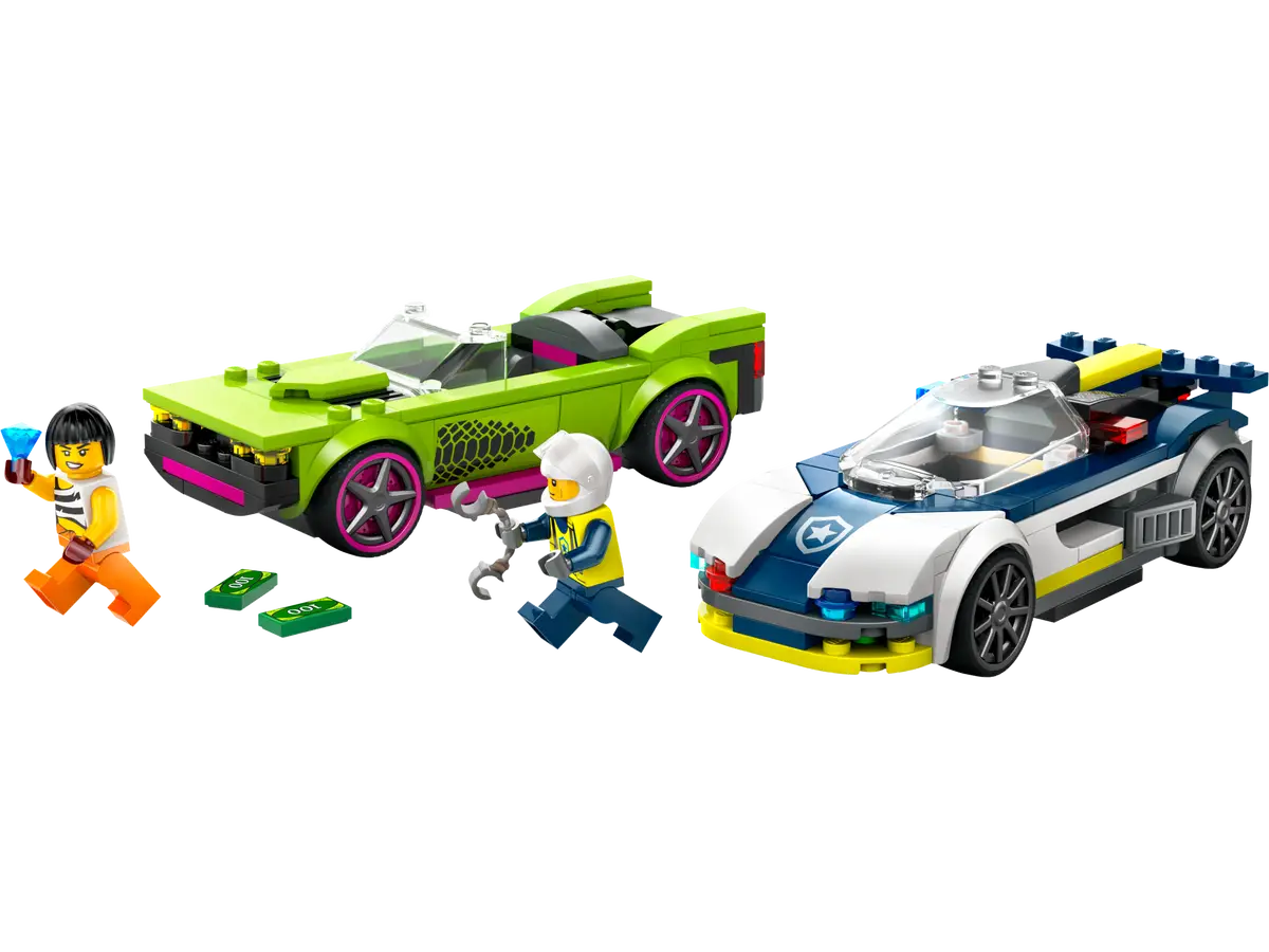 LEGO® City Police Car and Muscle Car Chase (60415)