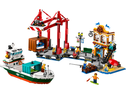 LEGO® City Seaside Harbor with Cargo Ship (60422)