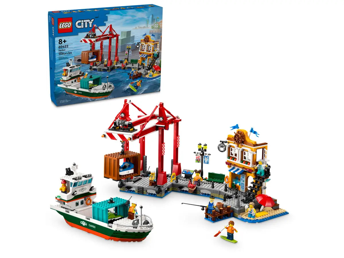 LEGO® City Seaside Harbor with Cargo Ship (60422)