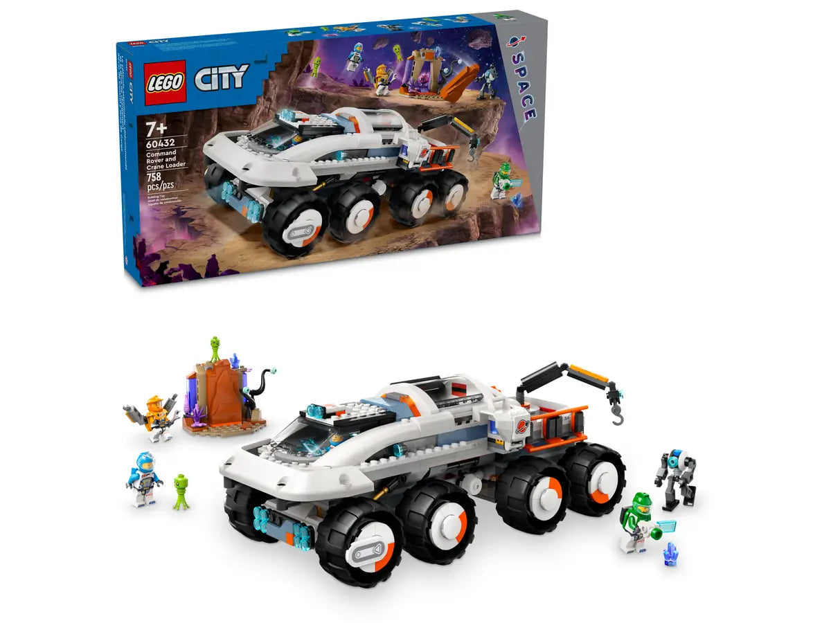 LEGO® City Command Rover and Crane Loader (60432)