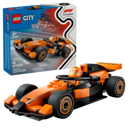 LEGO® City F1® Driver with McLaren Race Car (60442)