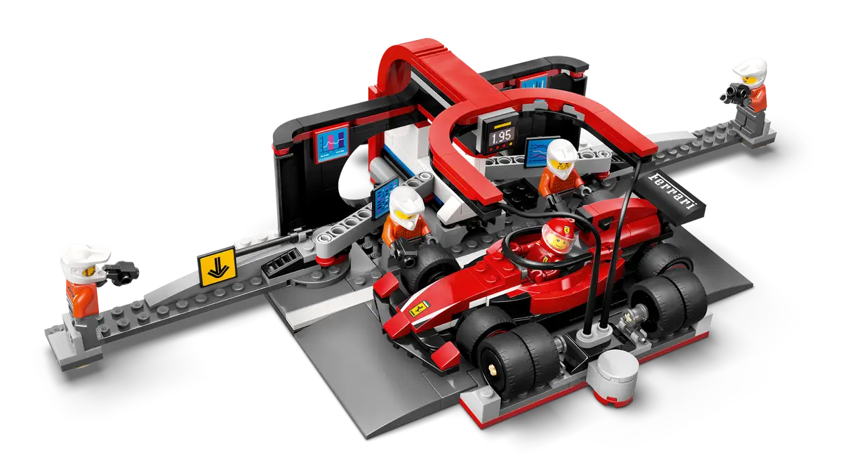 LEGO® City F1® Pit Stop & Pit Crew with Ferrari Car (60443)
