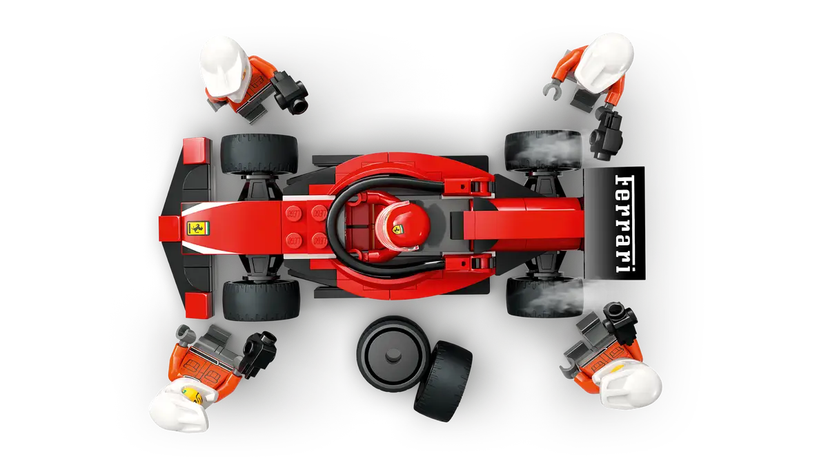 LEGO® City F1® Pit Stop & Pit Crew with Ferrari Car (60443)