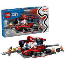 LEGO® City F1® Pit Stop & Pit Crew with Ferrari Car (60443)