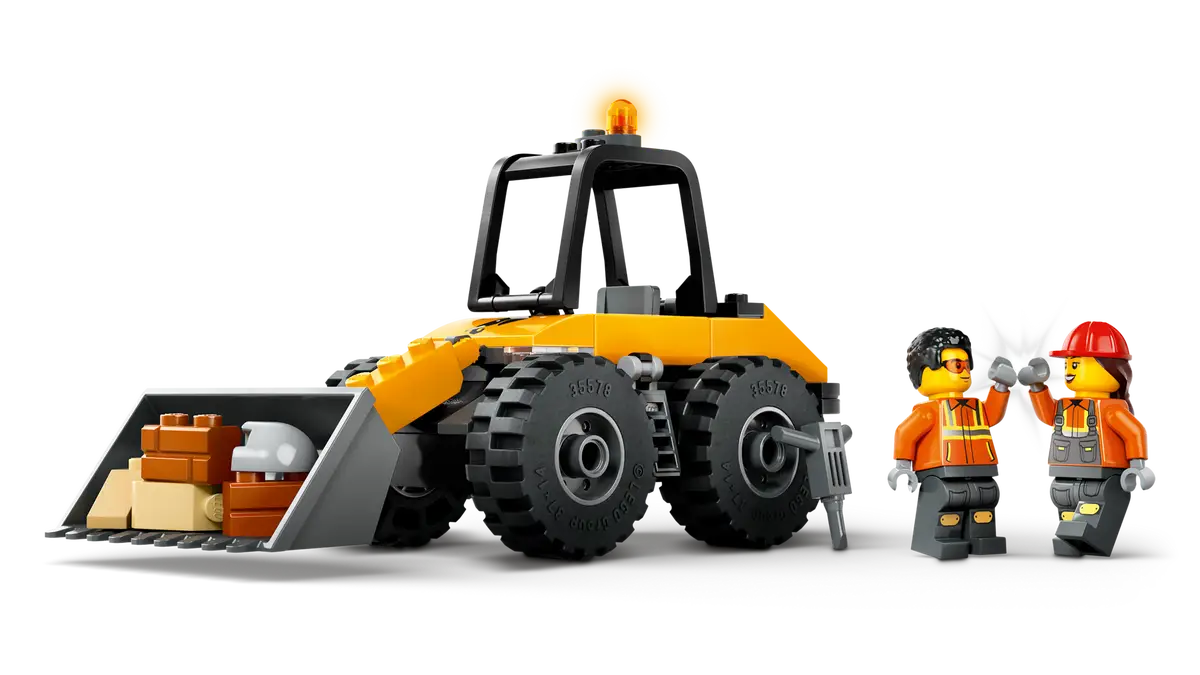 LEGO® City Yellow Construction Wheel Loader (60450)