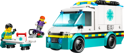LEGO® City Emergency Ambulance and Snowboarder (60451)