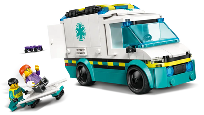 LEGO® City Emergency Ambulance and Snowboarder (60451)