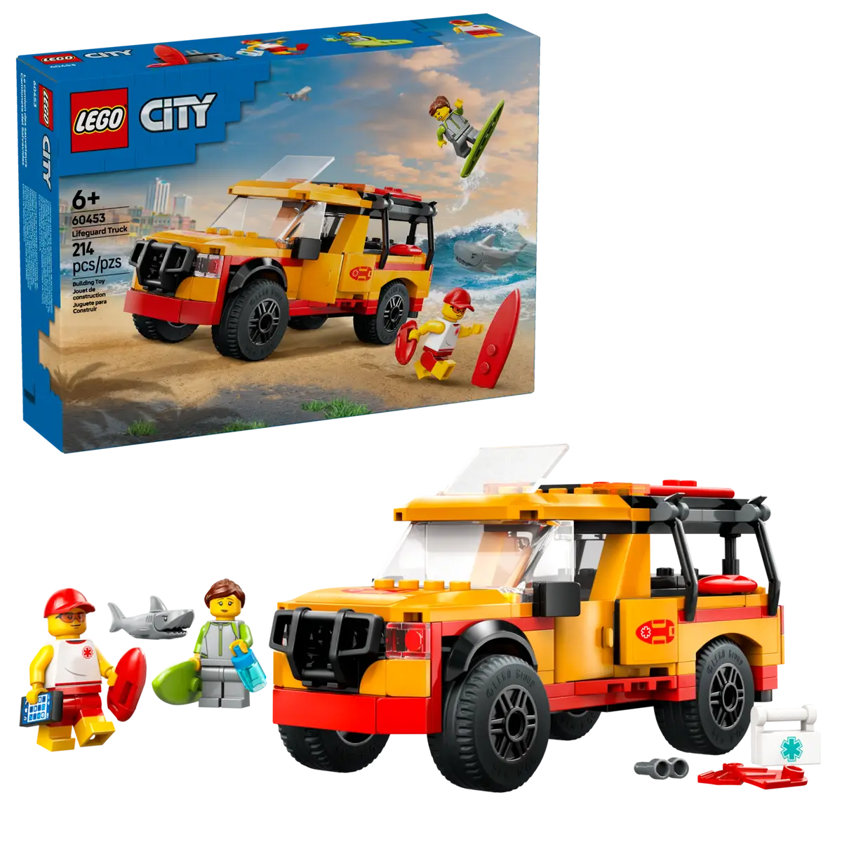 LEGO® City Lifeguard Beach Rescue Truck (60453)