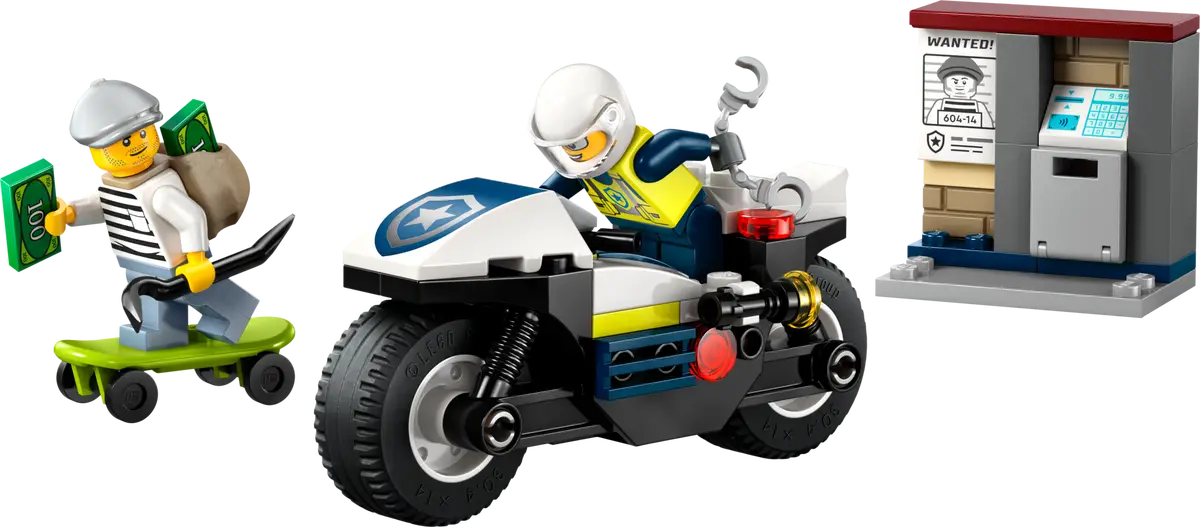LEGO® City Police Motorcycle chase 4+ (60455)
