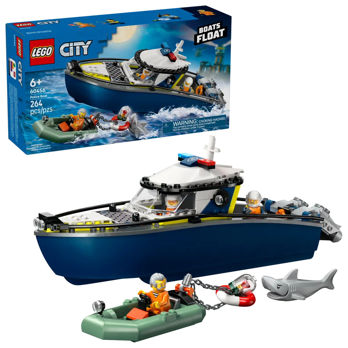 LEGO® City Police Boat Chase (60456)
