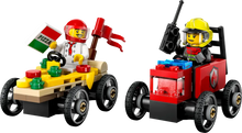 LEGO® City Pizza vs. Fire Truck Race Car Pack (60458)