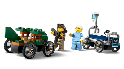 LEGO® City Airplane vs. Hospital Bed Race Car Pack (60459)