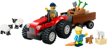 LEGO® City Red Farm Tractor with Trailer & Sheep (60461)