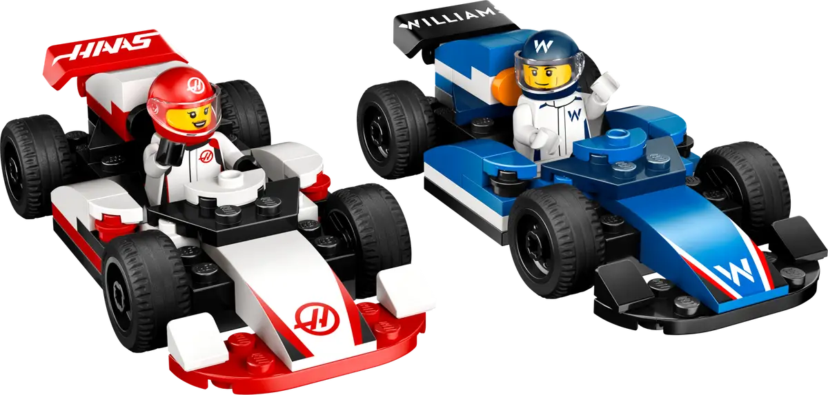 LEGO® City F1® Williams Racing & Haas F1® Race Cars (60464)