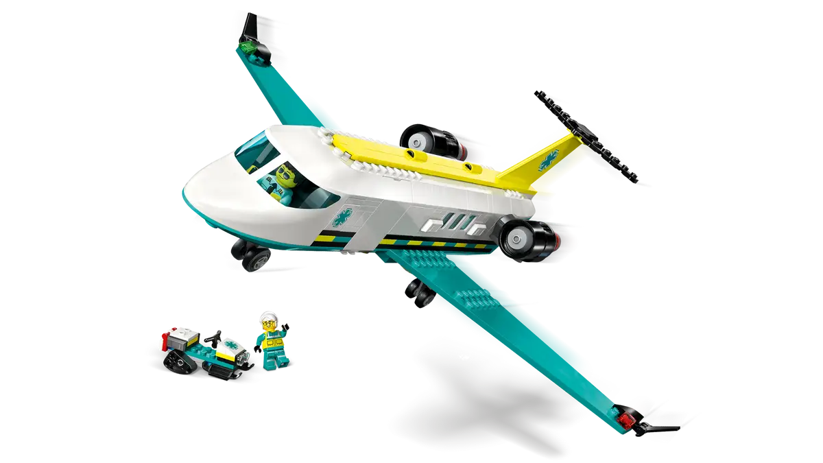 LEGO® City Emergency Air Ambulance Airplane (60465)