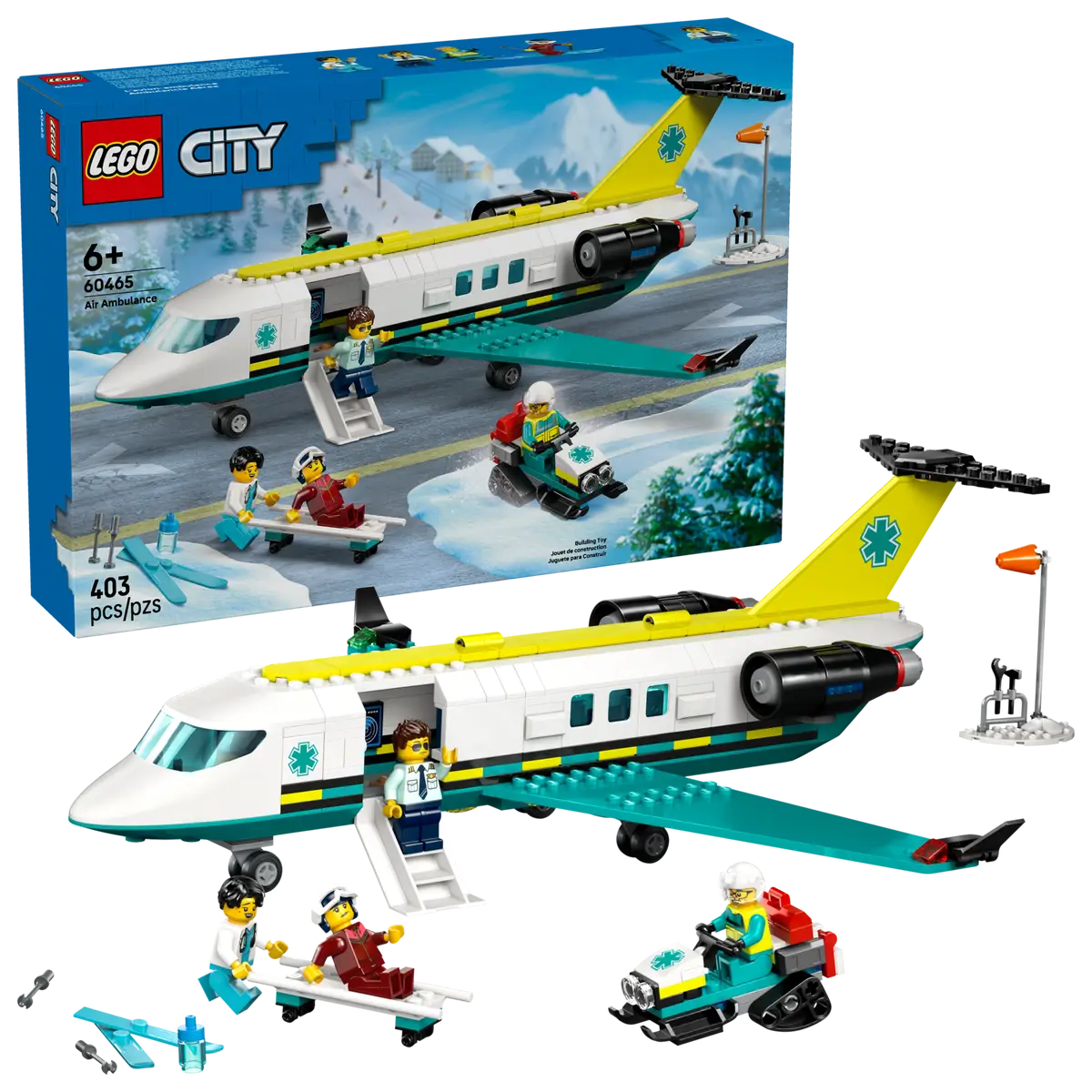 LEGO® City Emergency Air Ambulance Airplane (60465)