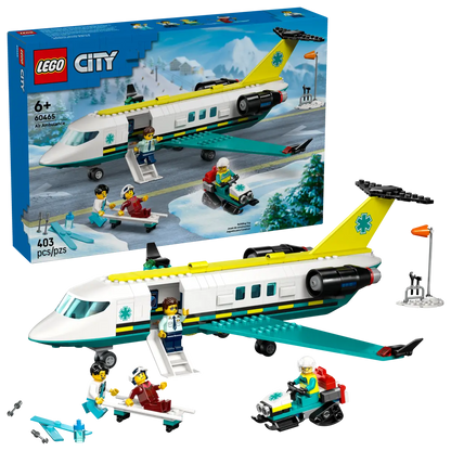 LEGO® City Emergency Air Ambulance Airplane (60465)