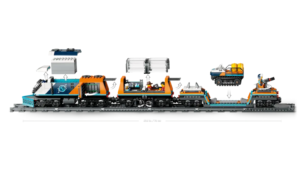 LEGO® City Explorers' Arctic Polar Express Train (60470)