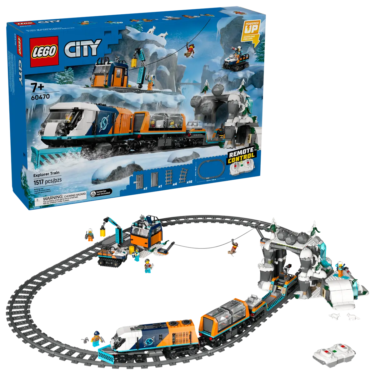 LEGO® City Explorers' Arctic Polar Express Train (60470)
