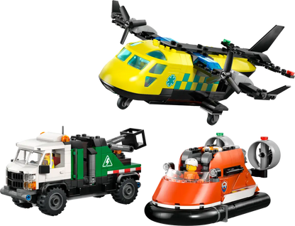 LEGO® City Airplane, Service Truck & Hovercraft Remix (60505)