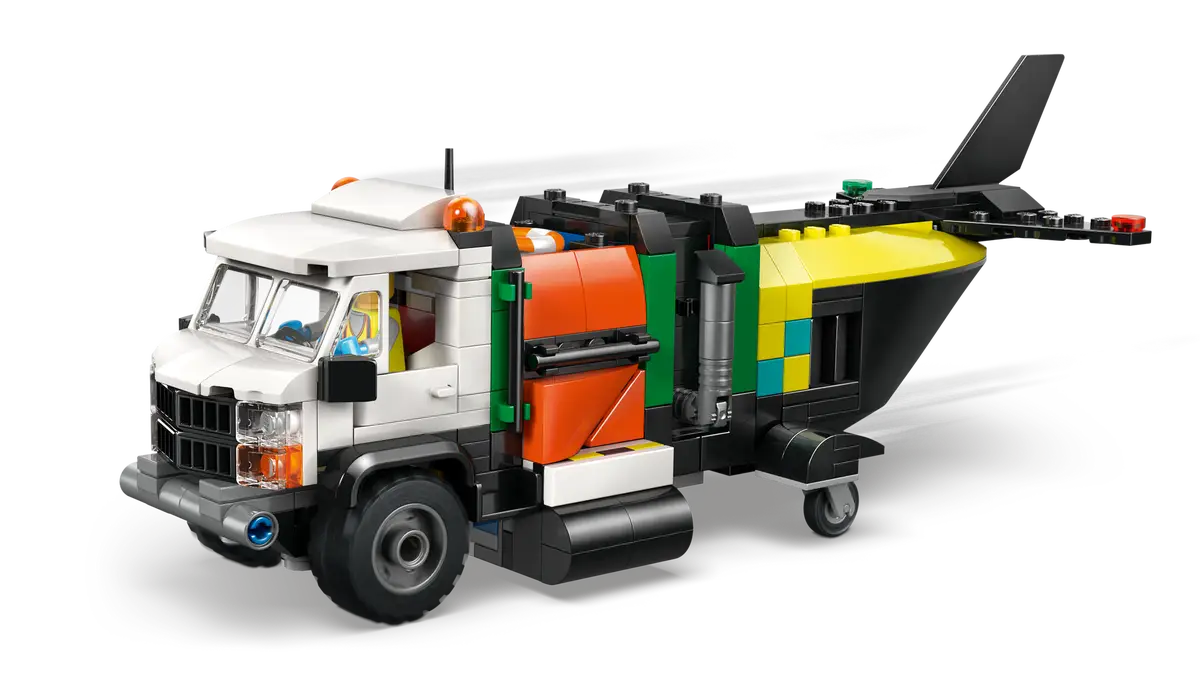 LEGO® City Airplane, Service Truck & Hovercraft Remix (60505)