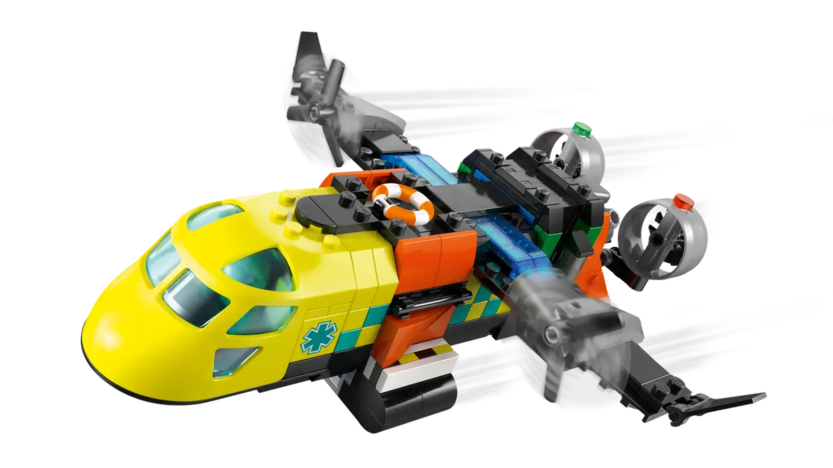 LEGO® City Airplane, Service Truck & Hovercraft Remix (60505)