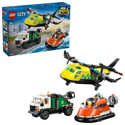 LEGO® City Airplane, Service Truck & Hovercraft Remix (60505)