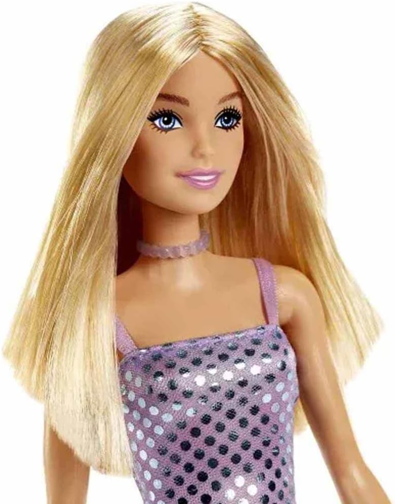 *Barbie Glitz Doll Blonde Lavendar Mini-Dress