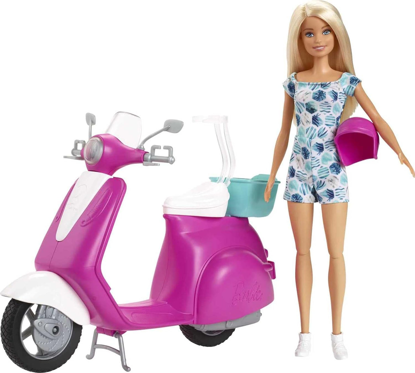 Barbie Doll and Scooter Blonde