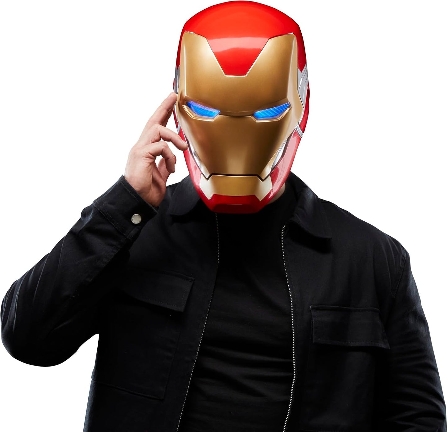 Marvel Legends Avengers Endgame Iron Man Mark 85 Premium Electronic Helmet Prop Replica