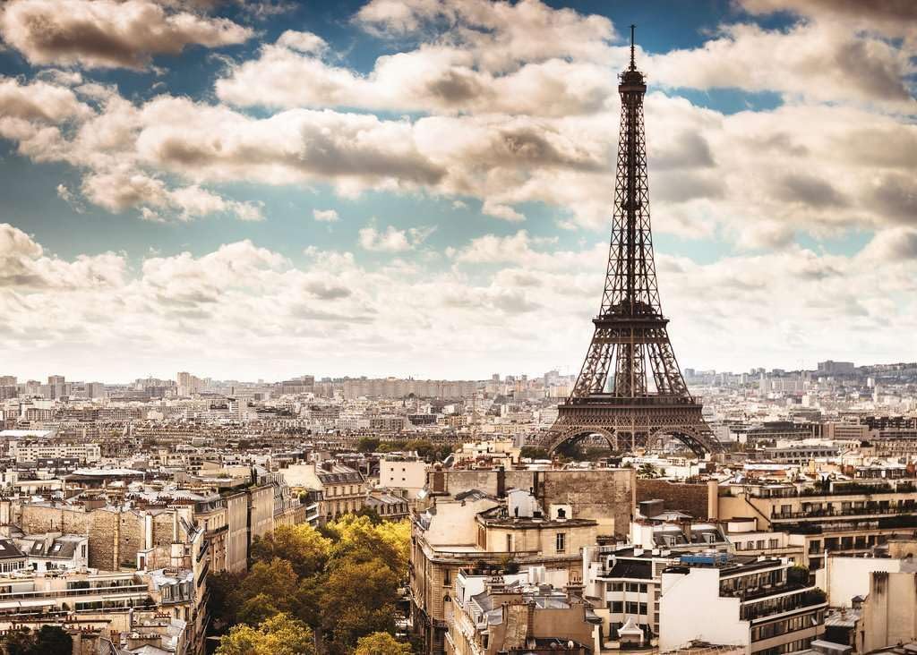 Beautiful Skylines Paris 1000pc Puzzle