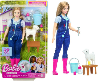 Barbie 65th Anniversary Doll Farm Veterinarian Blonde