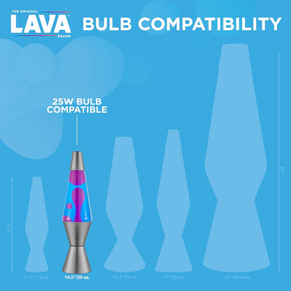 Lava Lamp 25 Watt Bulb 2-pack for 14.5in Lava Lamps