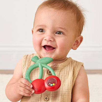 Bitzy Shake - Silicone Teeether with Rattle Cherries