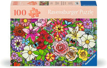 Tiffany Flowers 100pc Puzzle