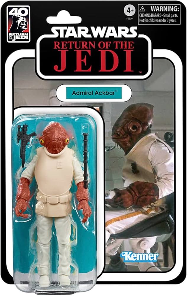SW Black Series Admiral Ackbar Return of the Jedi 40th Anniversary