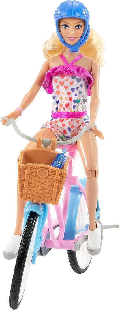 *Barbie Bike with Blonde Doll