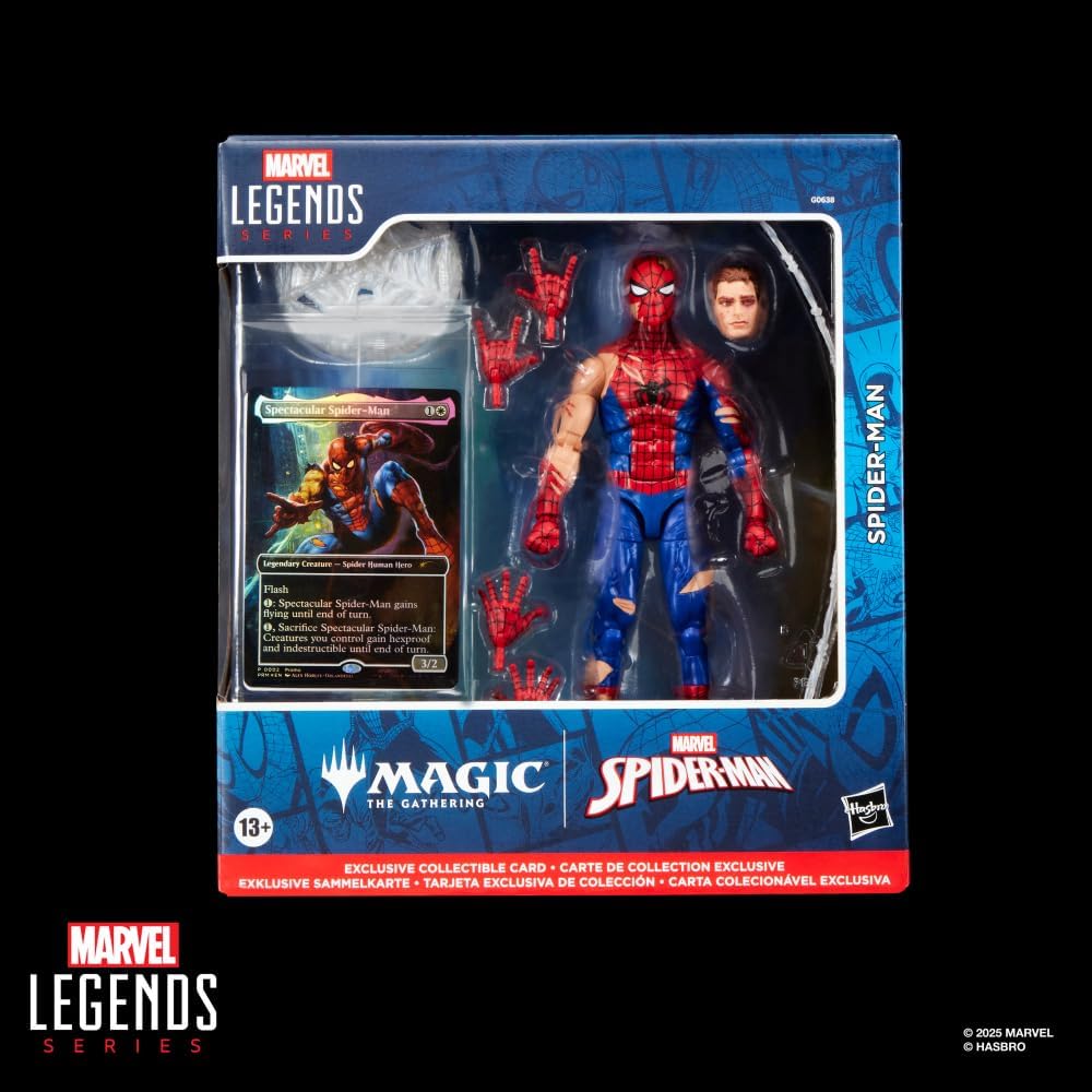 Marvel Legends Magic The Gathering Battle-Damaged Spiderman