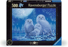 Owls in the Moonlight 500pc GITD Puzzle