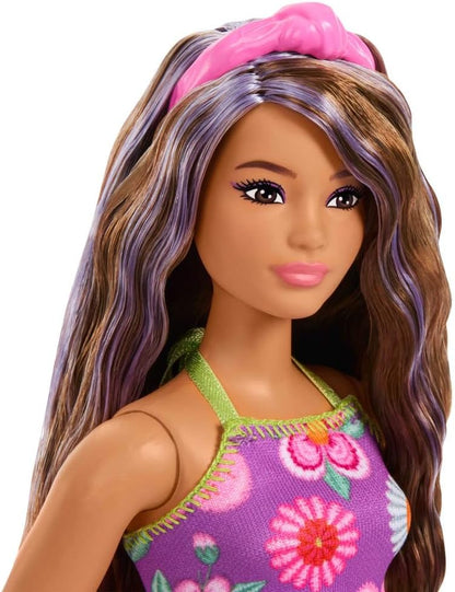 Barbie Fashionista - Purple Flower Dress 244