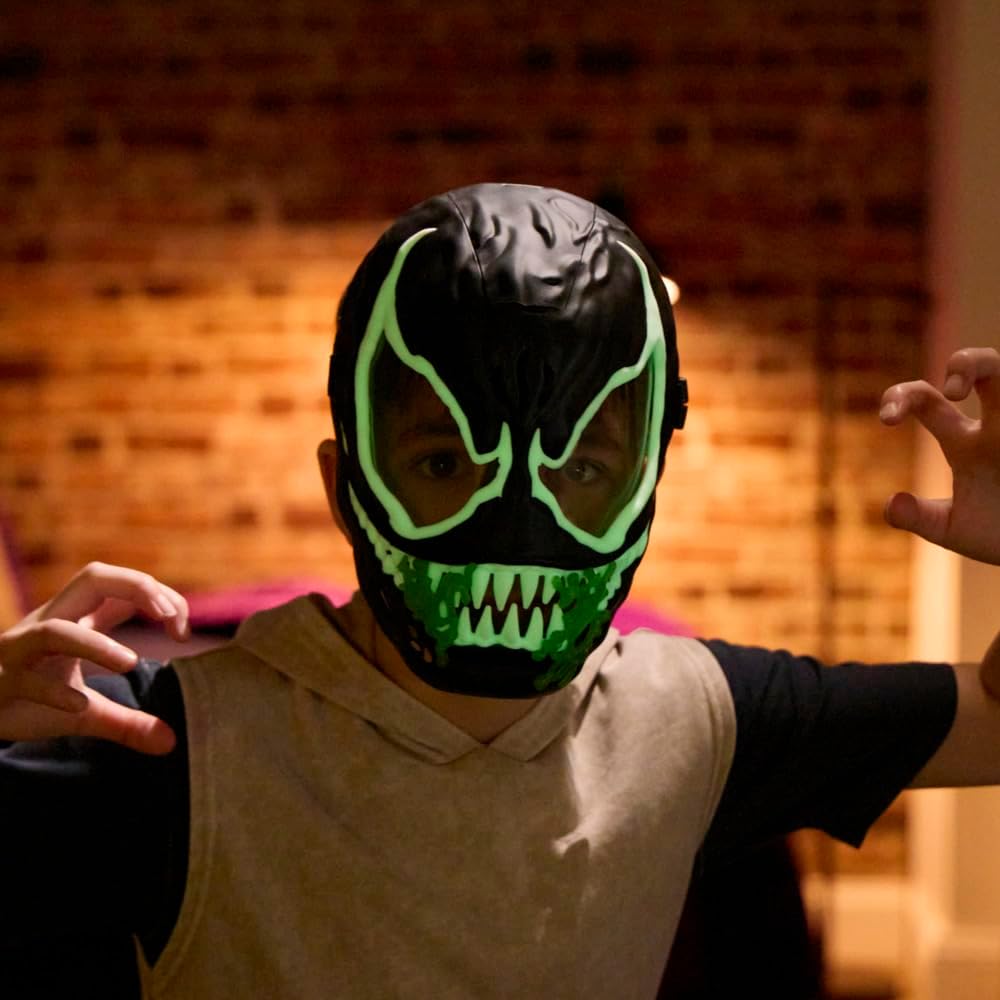 Spider-Man Venomversus Venom Glow-in-the-Dark Mask