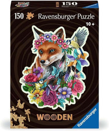 WOOD: Colorful Fox 150 pc Shape