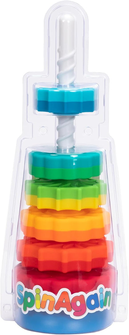Fat Brain Toys SpinAgain, Baby Stacking & Spinning Toys